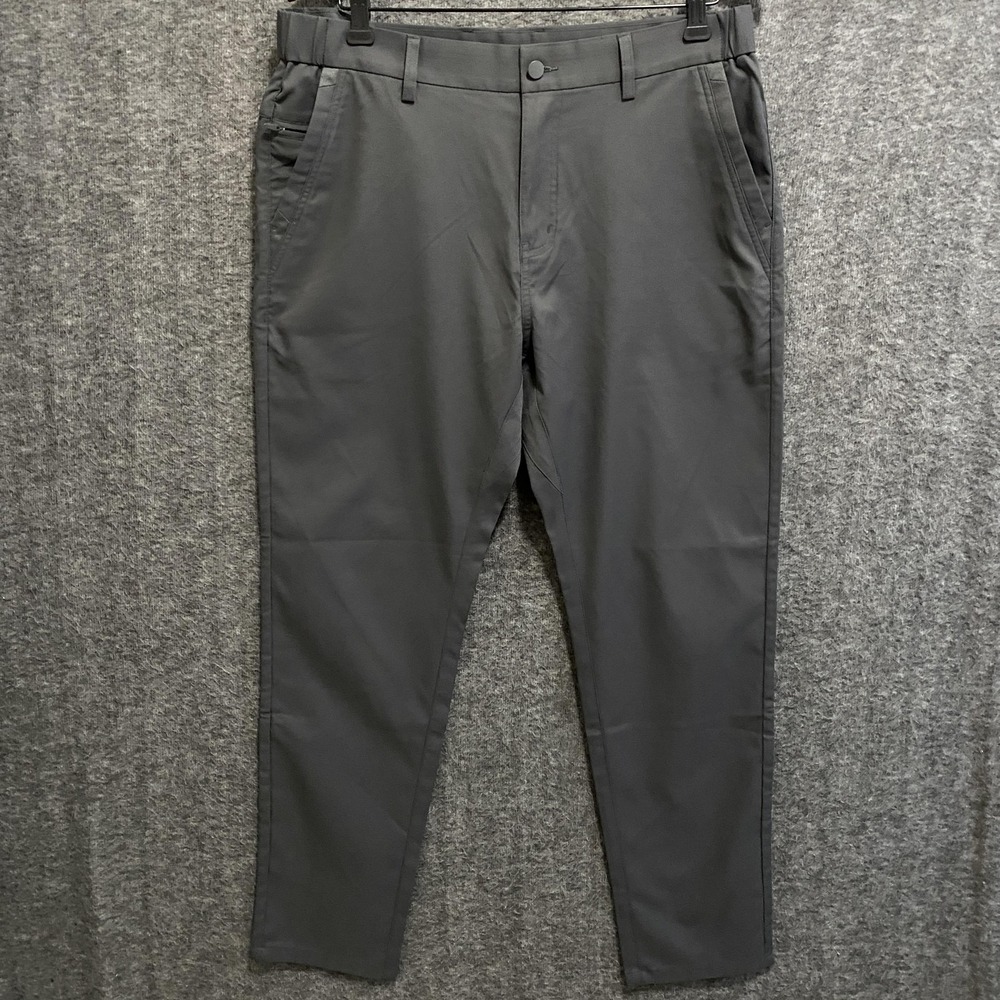 Jack Archer Pants Mens 34x30 Gray Jetsetter‎ Performance Stretch Chino Golf